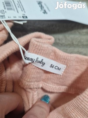 új cimkés kislány melegítő szett, 56-os sinsay 