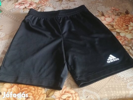 új fekete adidas gumis derekú rövidnadrág 