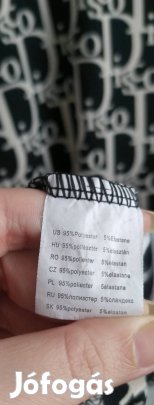 új fekete bézs divatos feliratos női felső 