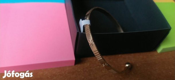 új gold filled csillag mintás nyitott alkalmi karkötő 