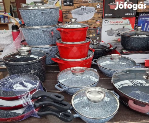 új gránit edény fazék lábas készlet eladó