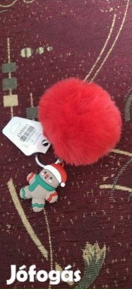 új mézeskalács és szőrös golyó kulcstartó