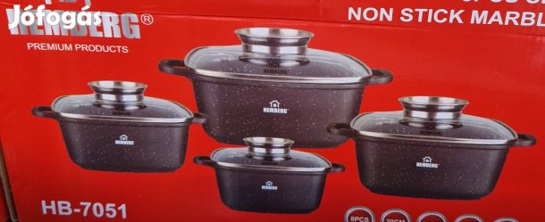 uj rozsdamentes gránit zománc edény új