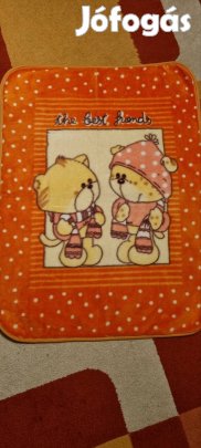 újszerű gyerek pléd the best friends bears 80x110 cm 