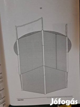 újszerű trambulin eladó,saját dobozában