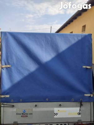 utánfutó műszakival ponyvás 