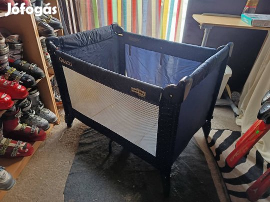 utazóágy baba gyerekágy összecsukható kiságy