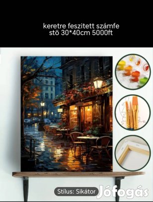 utcakép számfestö 