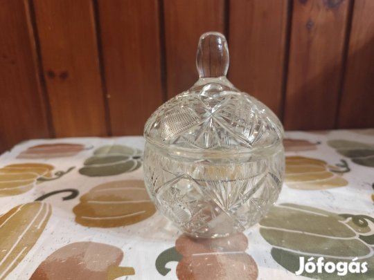 üveg cukortartó
