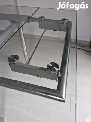 üveg ebédlőasztal