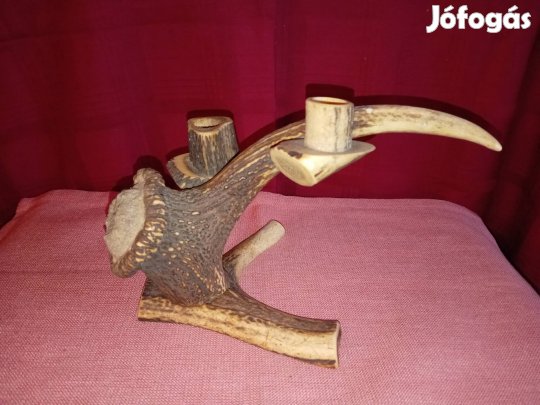 vadász stílusú gyertyatartó