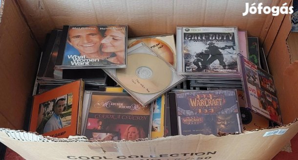 vadonat új fekete cd tok