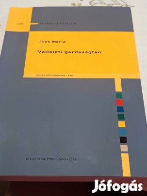 vállalati gazdaságtan című könyv -egyetem
