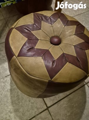 valódi bőr puff 