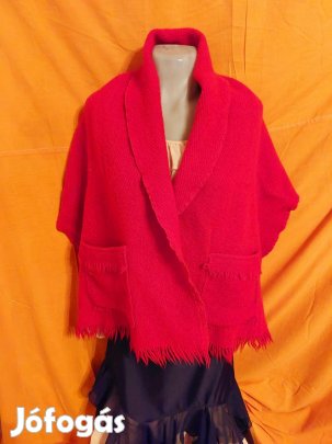 valódi gyapju stola zsebekkel