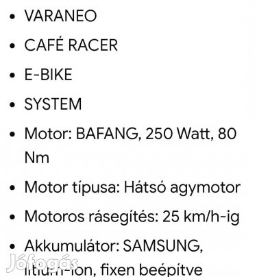 varaneo chopper e bike