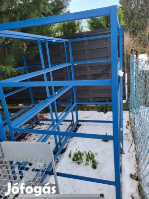 vas polc tároló polc