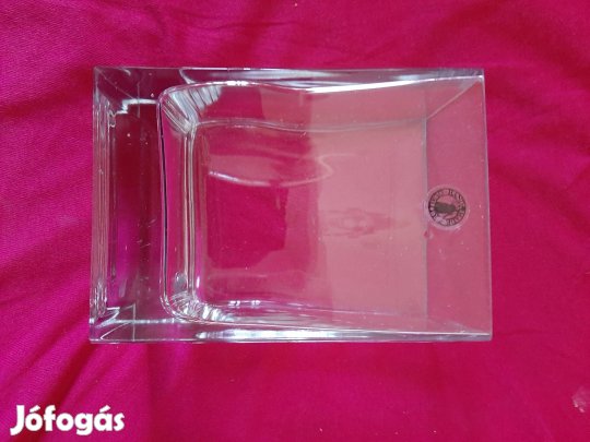 vastag szögletes üveg váza üveg gyöngyökkel 