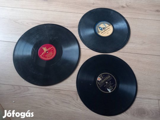 vegyes 3db régi grammofon lemez