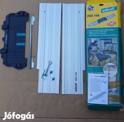 vezetősín Wolfcraft Fks 145 /hiányos !Új