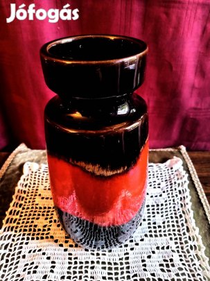 vintage Scheurich 22cm-es Fat Lava váza