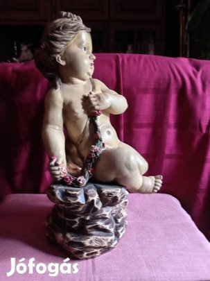 vintage angyalka polystone 41cm