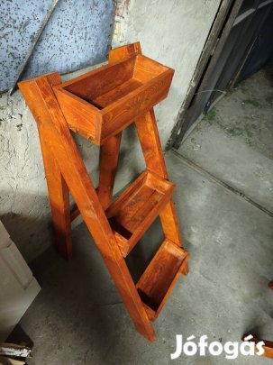 virágláda állványos 