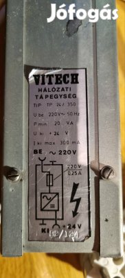 vitech tápegység 220V/24V 20VA