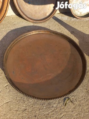 vörösréz tál 