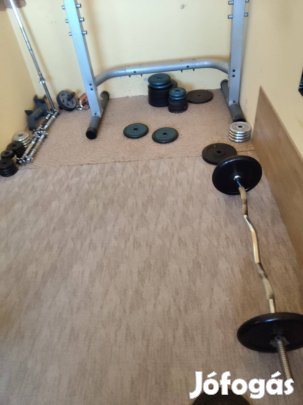 weider fekpad és gugoló állvány.