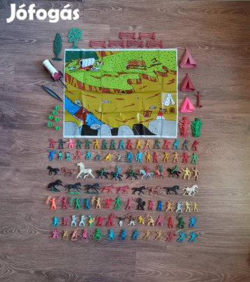 western téma indián cowboy sátor kenu szekér ló totem