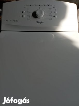 whirlpool felültöltős mosógép kiváló állapotban 5kg 100rpm