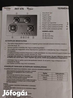 whirlpool gáz főzőlap 