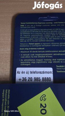 yettel könyű telefonszám 9858880