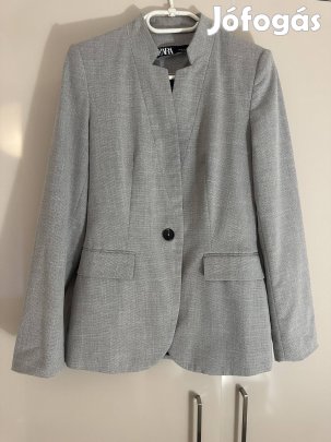 zara blézer szürke színű 34 es méretű eladó 