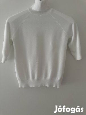 zara női 3/4 ujjú fehér garbó eladó 