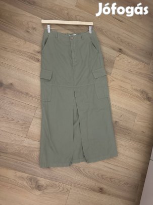 zara szoknya khaki színű xs méretű eladó 