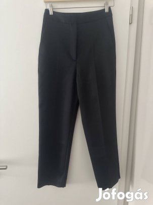 zara xs méretű szatén nadrág fekete színű eladó 