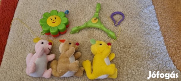 zenélő forgó játék 