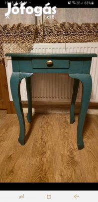 zöld konzol asztal 