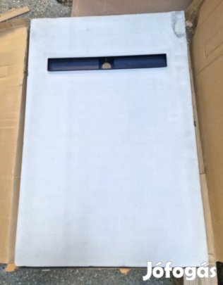 zuhanyelem - közvetlenül csempézhető integrált lefolyócsatornával